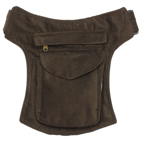Gürteltasche cliff kord braun - gürteltasche,