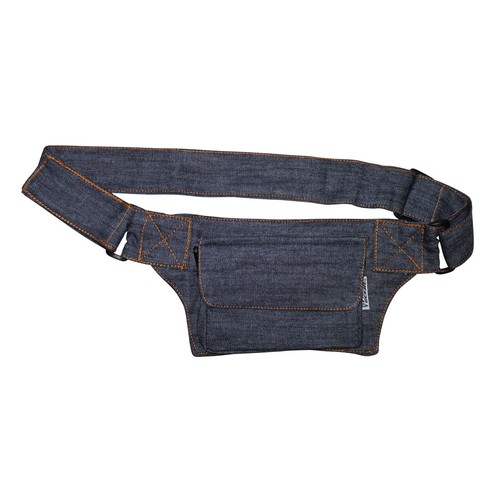 Gürteltasche brian jeans blau - gürteltasche,